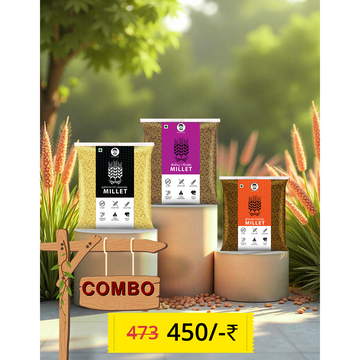 Doctor Farmer Kambu, Kuthiraivali & Thinai Millet Combo Pack