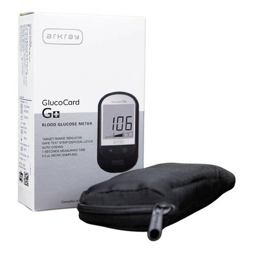 GlucoCard G+ Blood Gluco Meter with Free 10 Strips