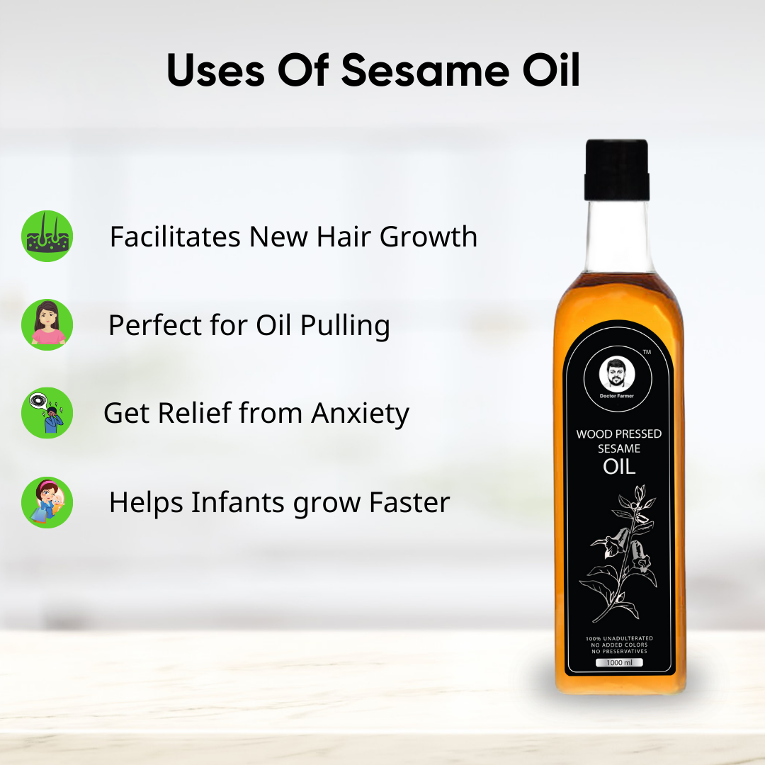 Doctor Farmer Wood Pressed Sesame Oil