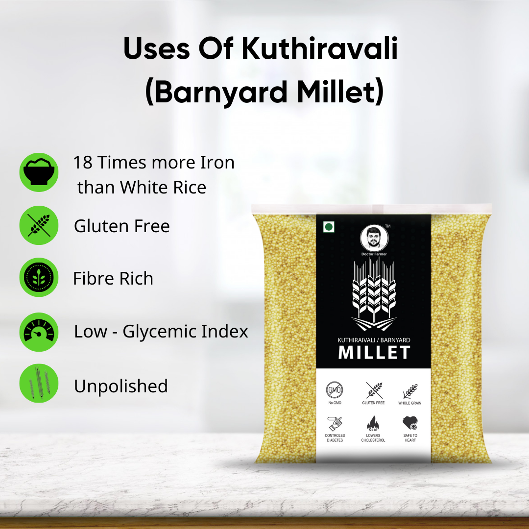Doctor Farmer UnPolished Kuthiraivalli Millet