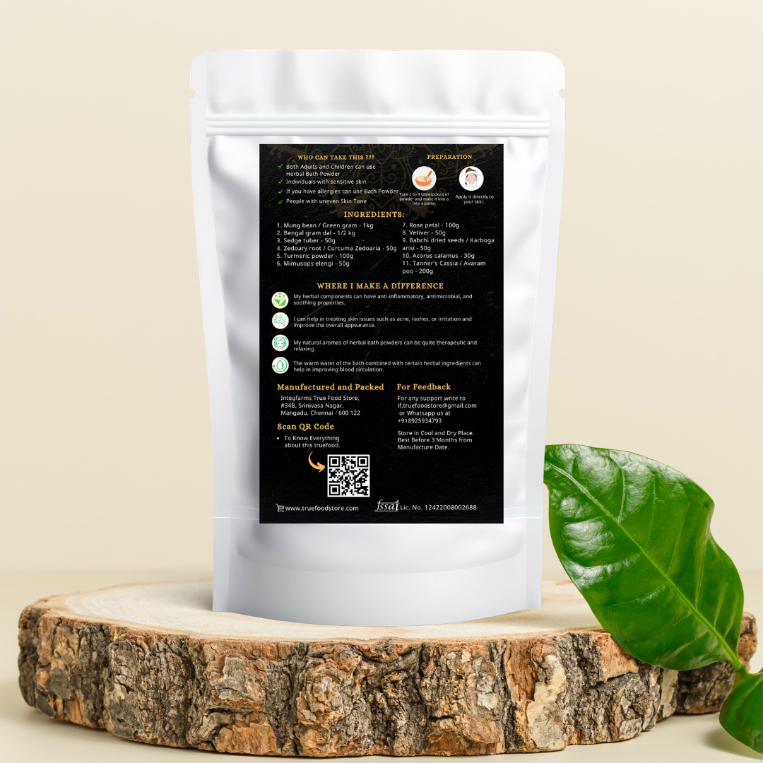 Doctor Farmer Herbal Bath Powder, 500gms