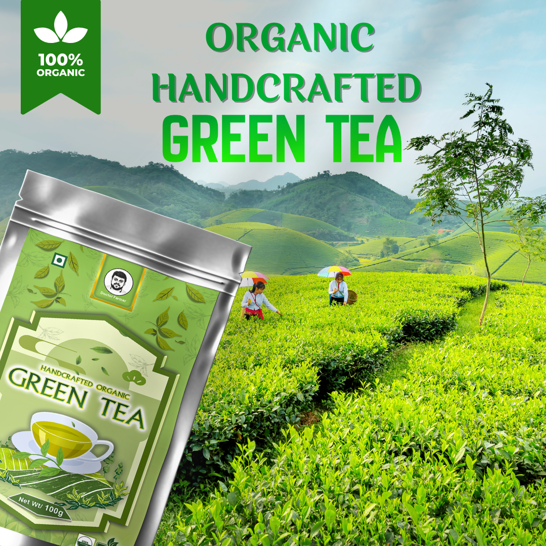Organic green tea 100gms