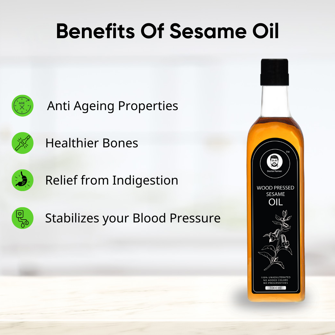 Doctor Farmer Wood Pressed Sesame Oil