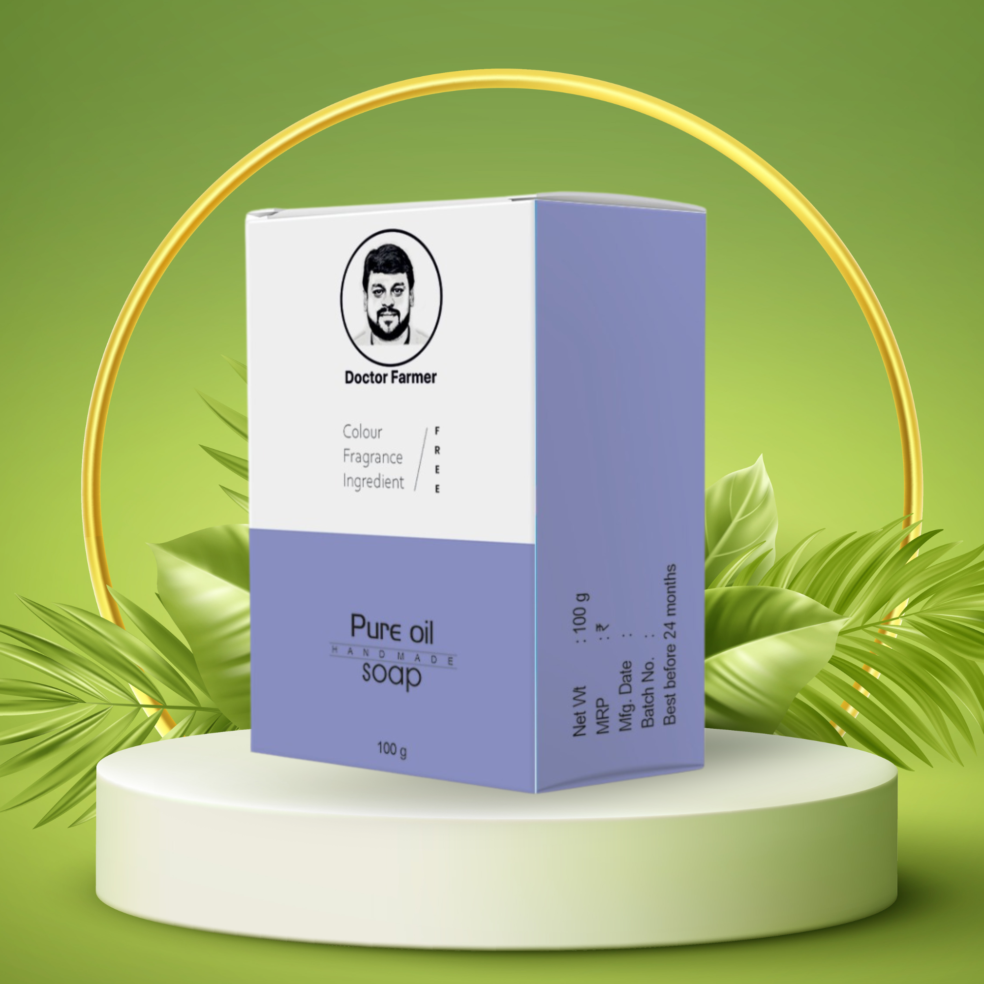 Doctor Farmer Pure Oil Soap (4 Pieces)