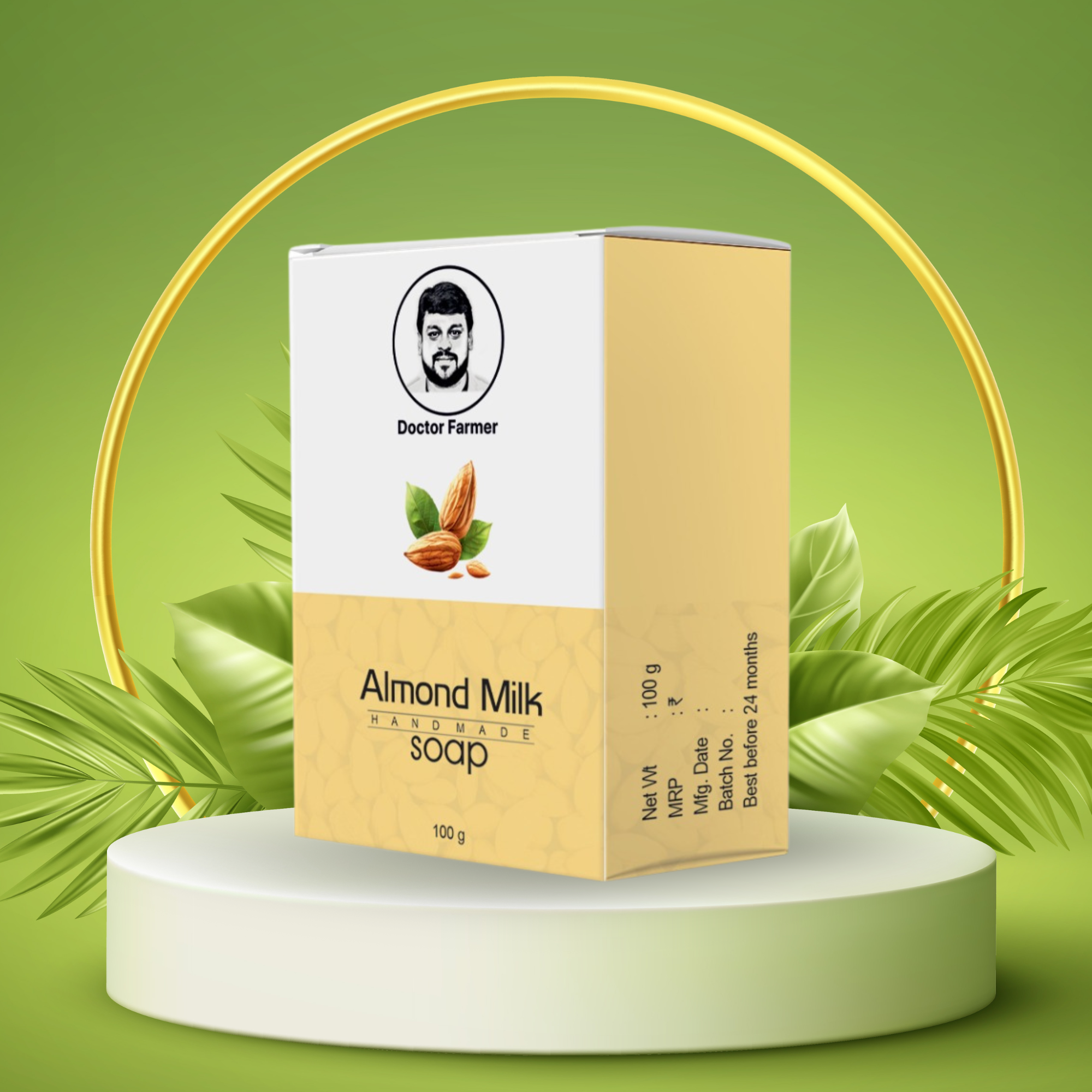 Doctor Farmer Almond Milk Soap (4 Pieces)