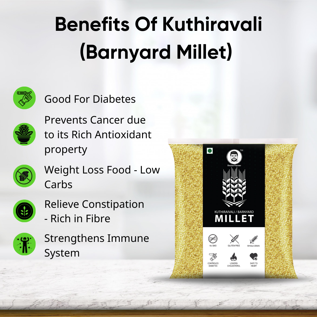 Doctor Farmer UnPolished Kuthiraivalli Millet