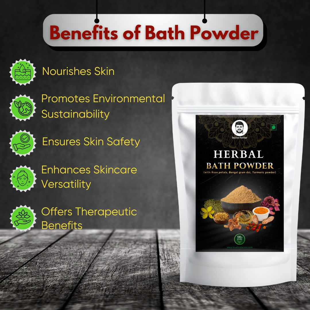 Doctor Farmer Herbal Bath Powder, 500gms