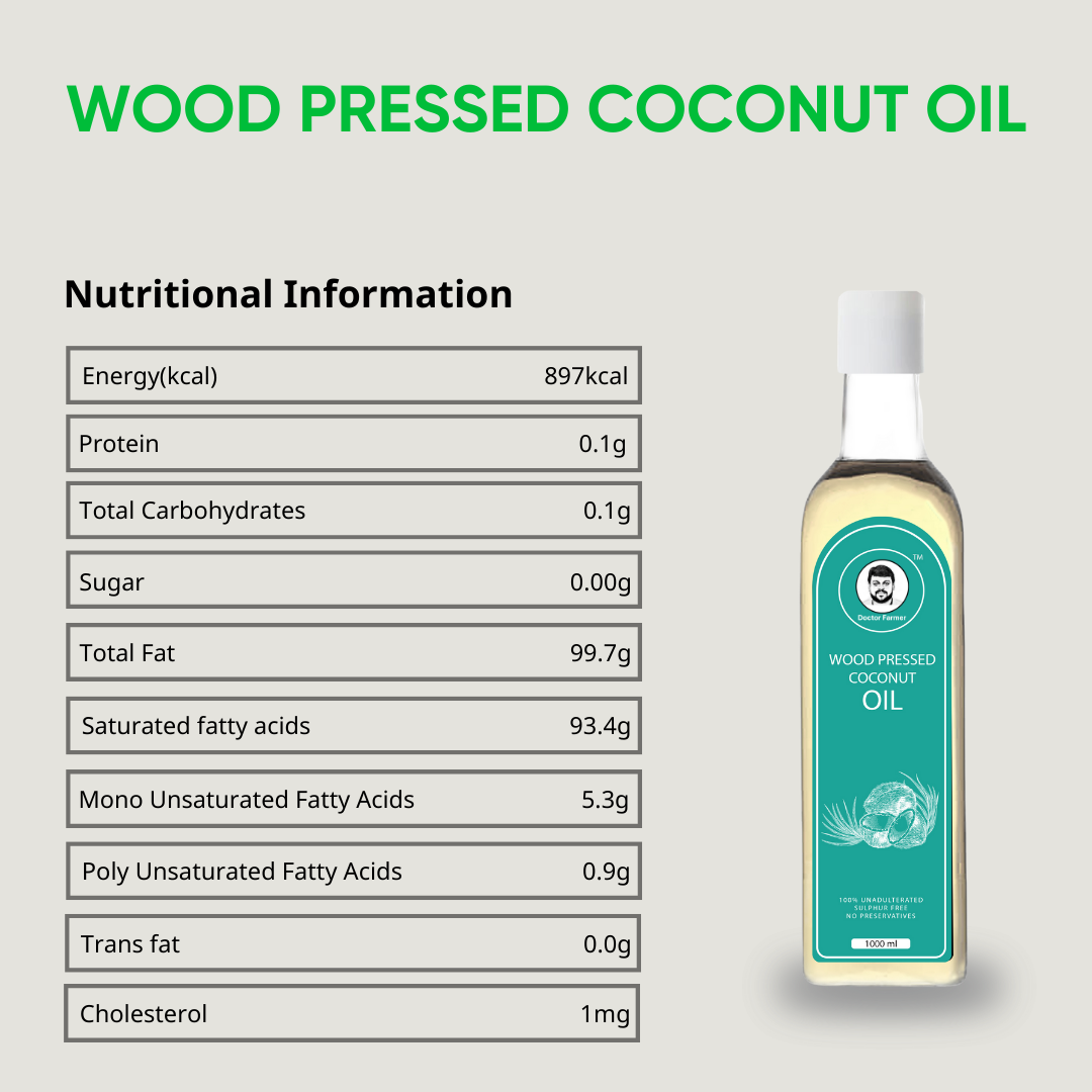 Doctor Farmer Wood Pressed Coconut Oil