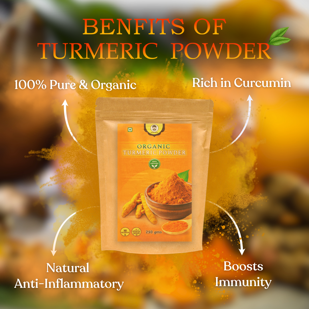 Organic Turmeric Powder, 250 gms
