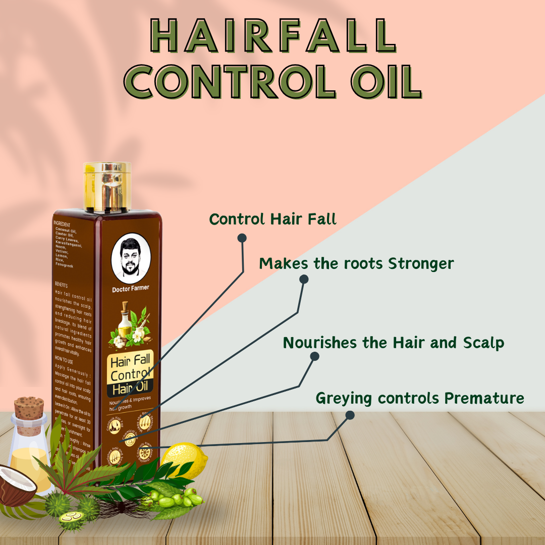 Doctor Farmer Hair Fall Control Hair Oil, 100ml