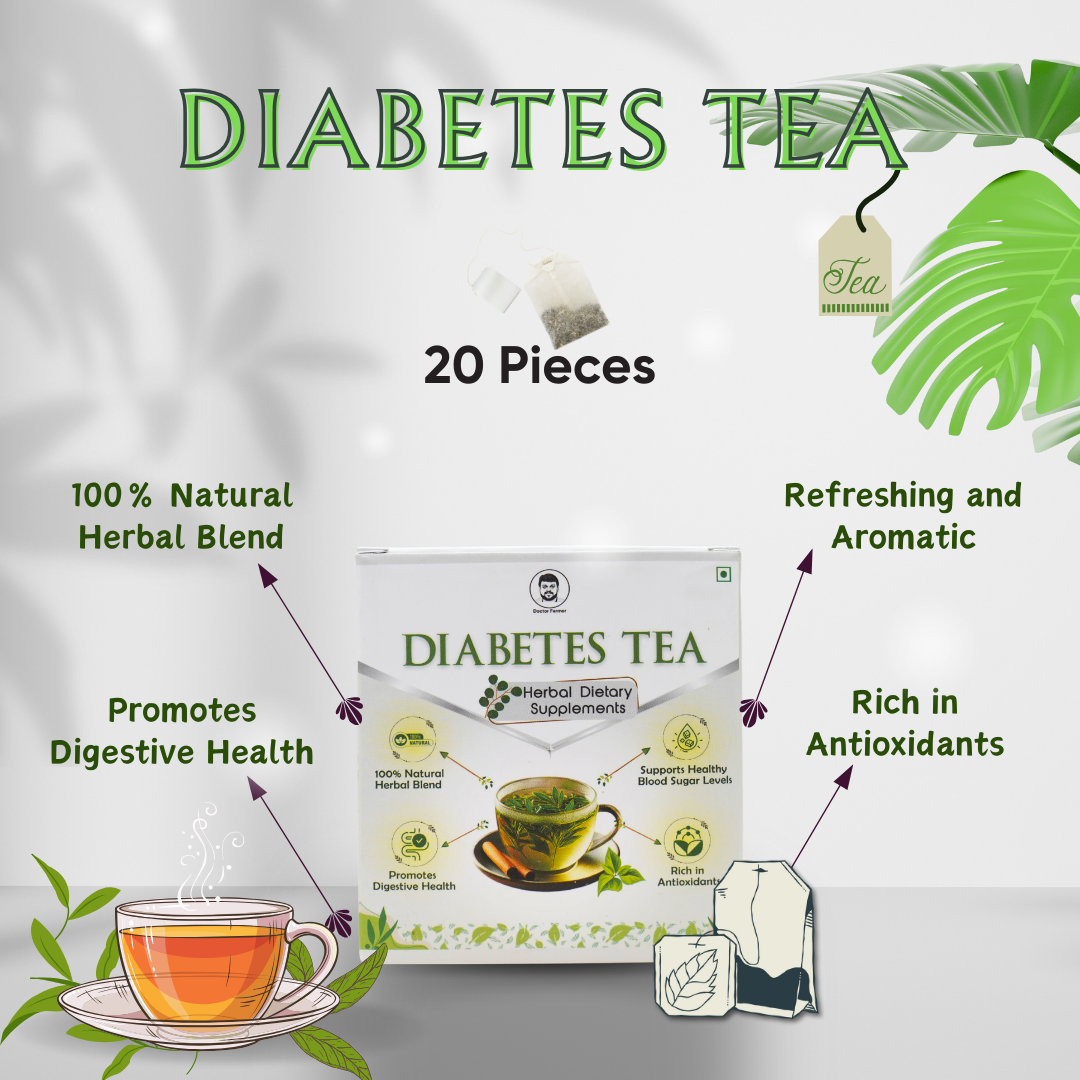Doctor Farmer Diabetes Tea 1 Box (20 Tea Bags)