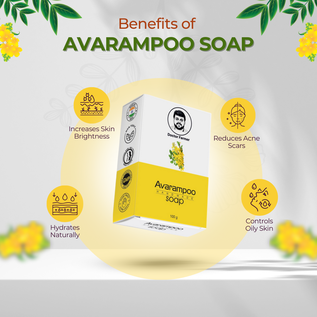 Doctor Farmer Avarampoo Soap (4 Pieces)