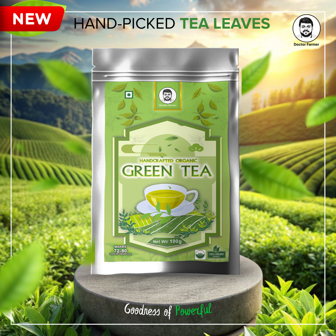 Organic green tea 100gms