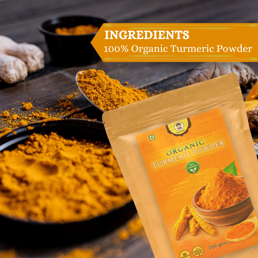 Organic Turmeric Powder, 250 gms