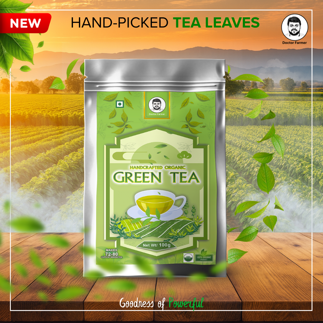 Organic green tea 100gms