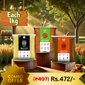 Doctor Farmer Nattusakkarai, Kuthiraivalli & Thinai combo pack