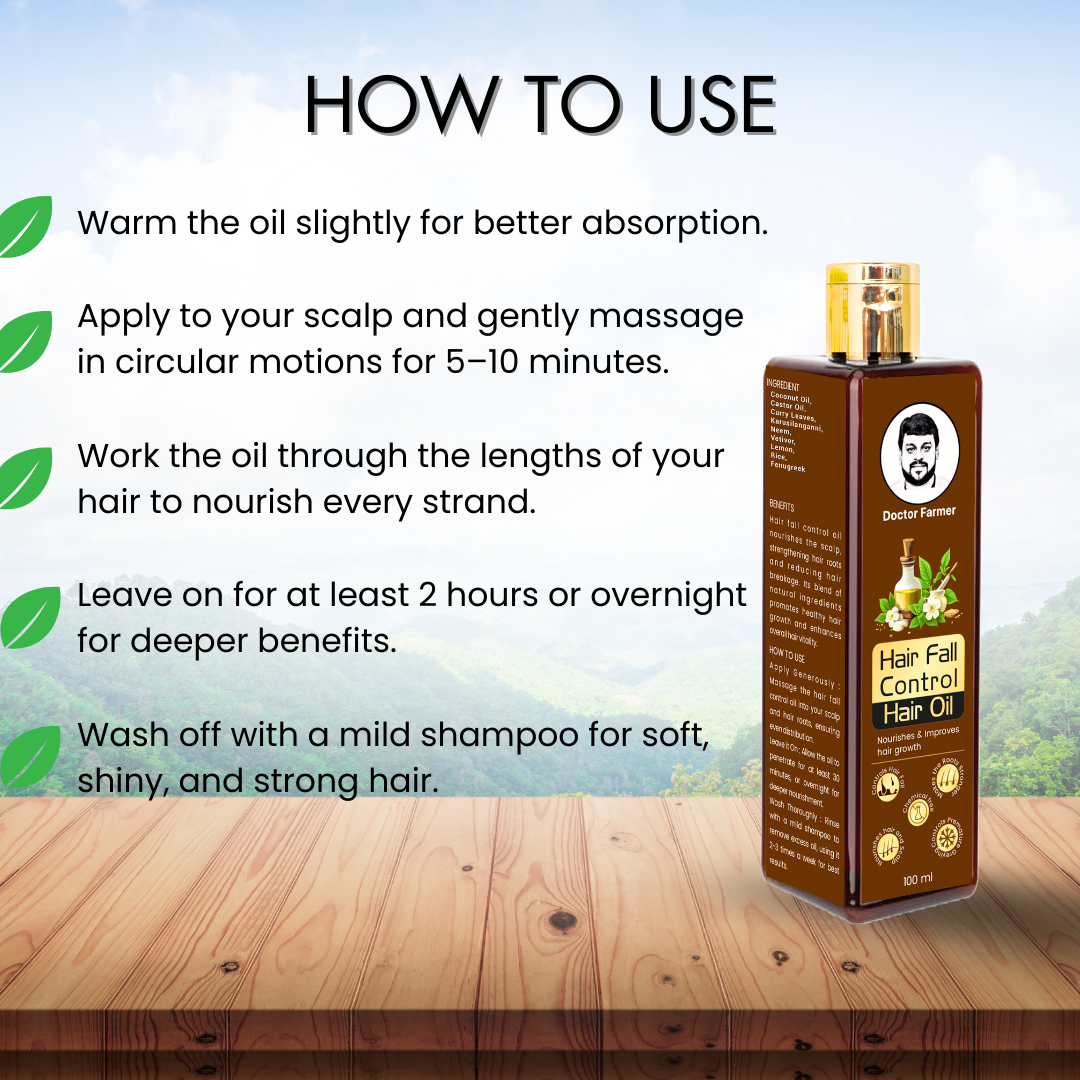Doctor Farmer Hair Fall Control Hair Oil, 100ml