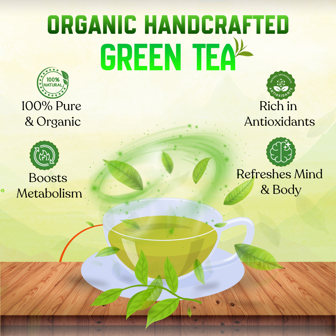 Organic green tea 100gms