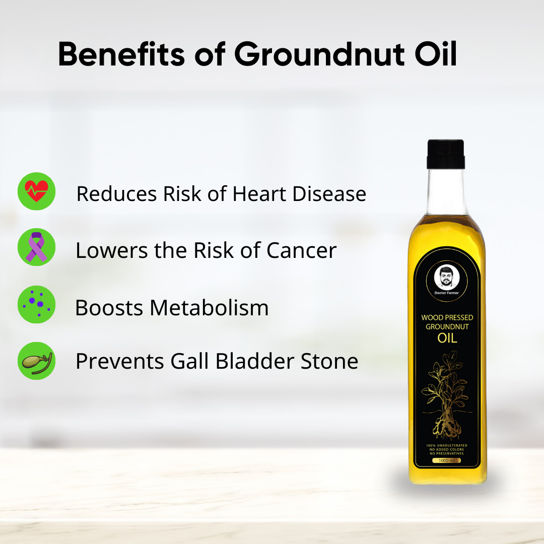 Doctor Farmer Wood Pressed Groundnut Oil
