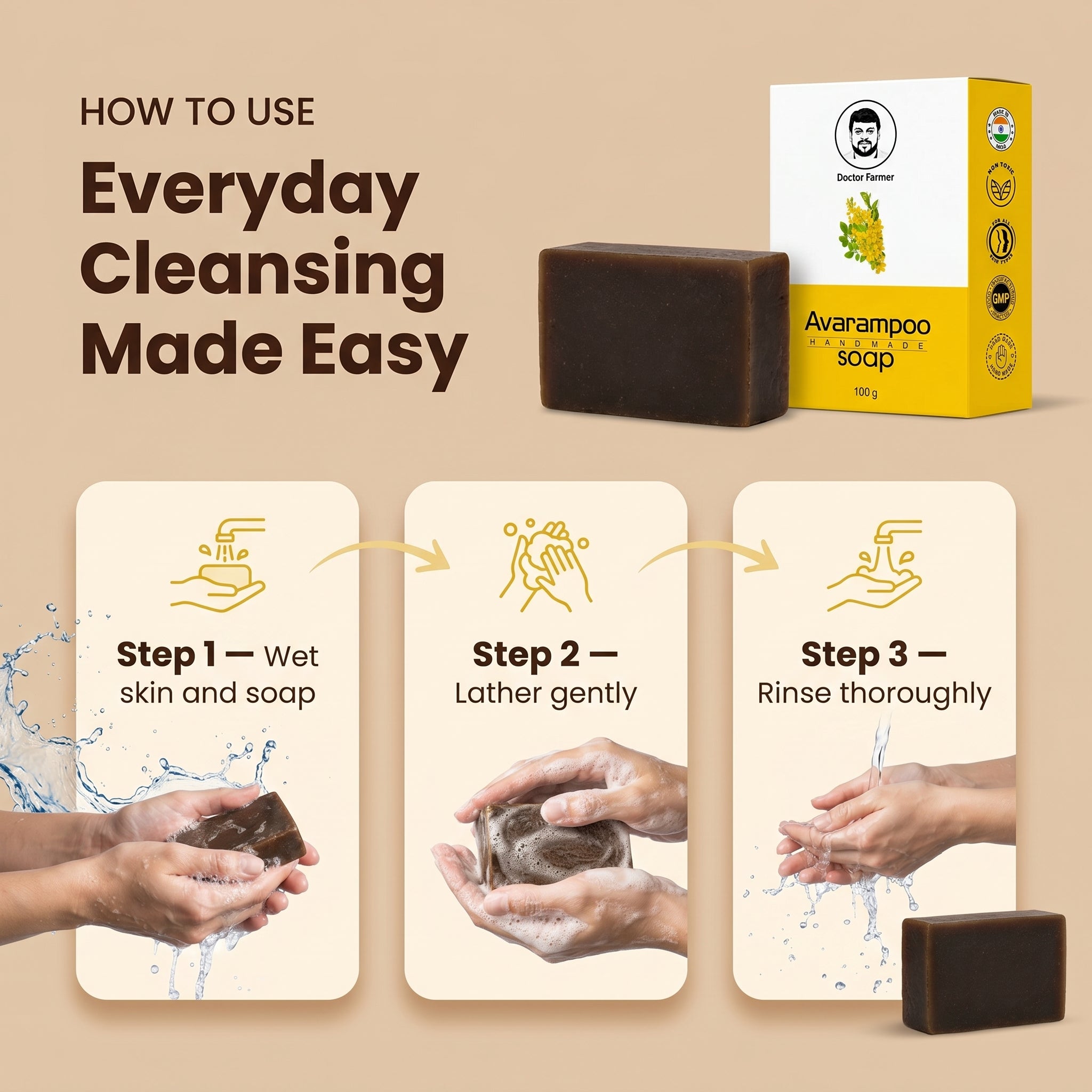 Doctor Farmer Avarampoo Soap