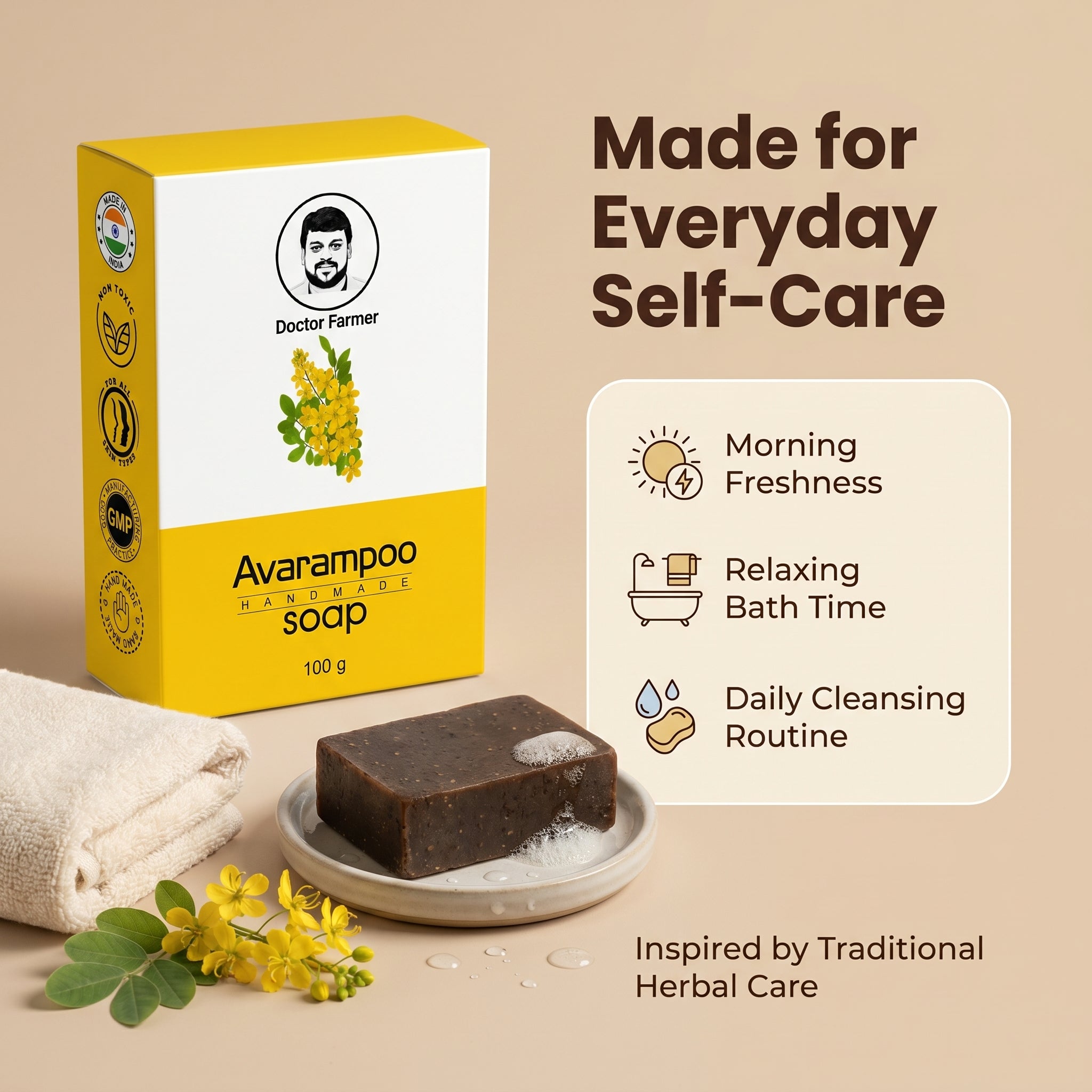 Doctor Farmer Avarampoo Soap