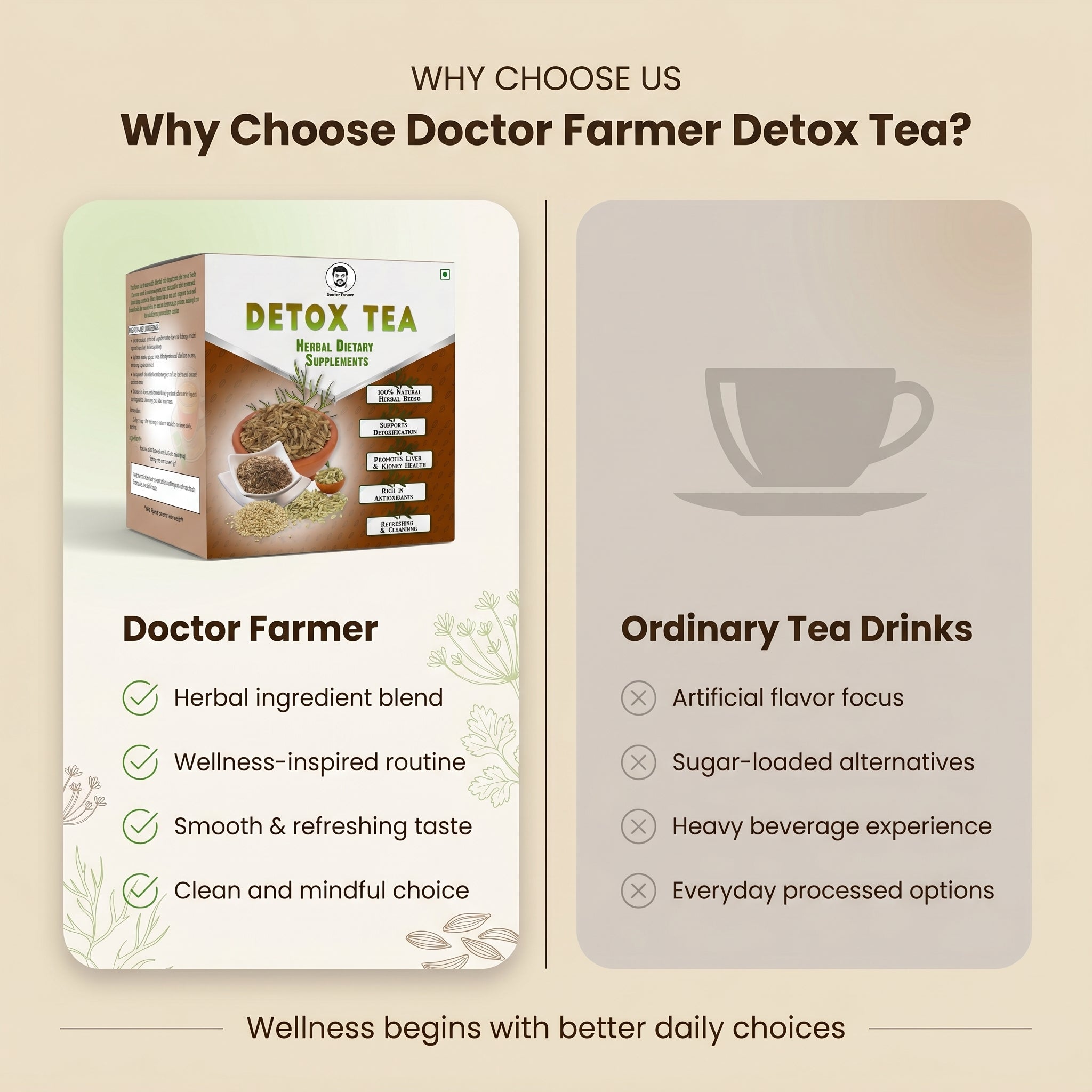 Doctor Farmer Detox Tea 1 Box (20 Tea Bags)