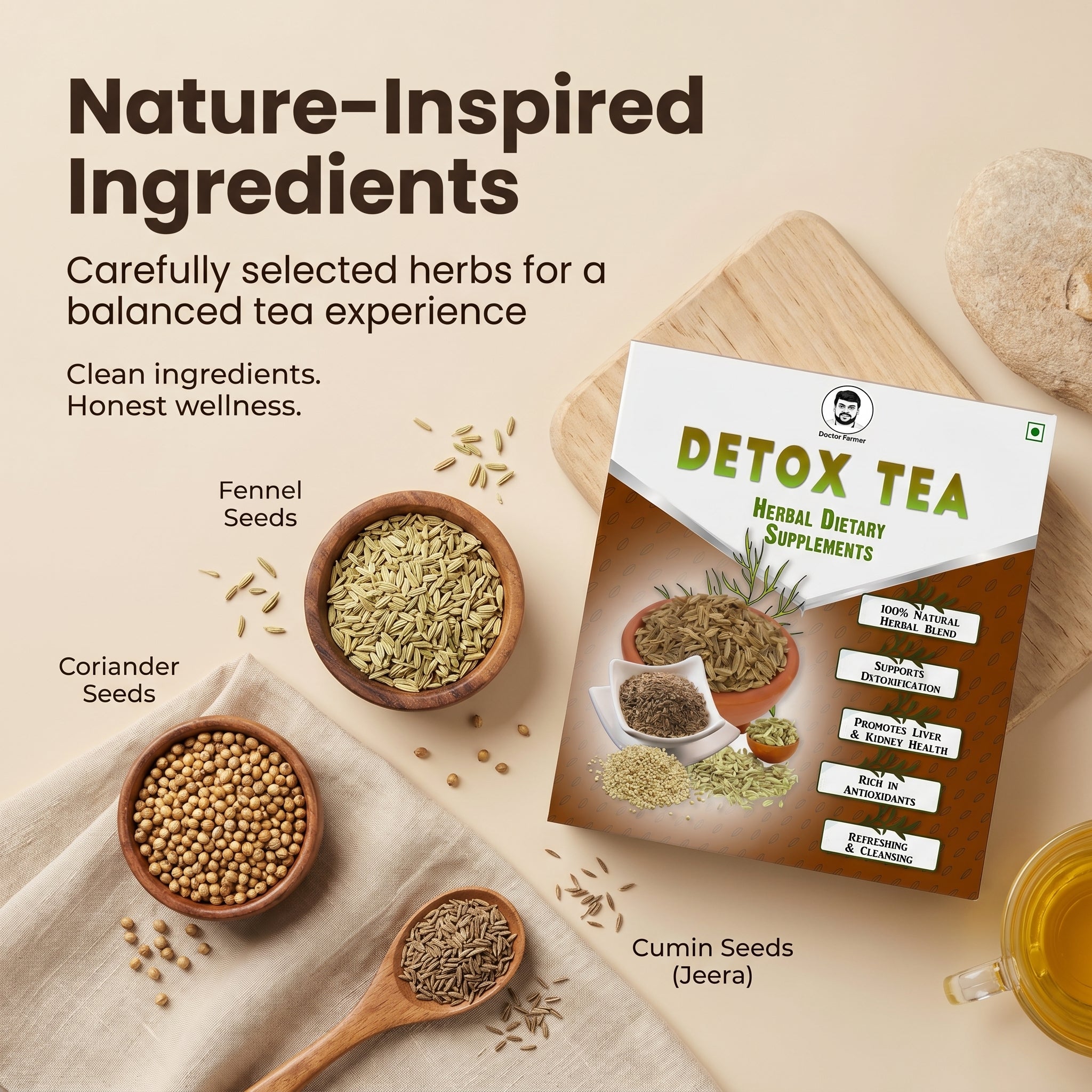 Doctor Farmer Detox Tea 1 Box (20 Tea Bags)
