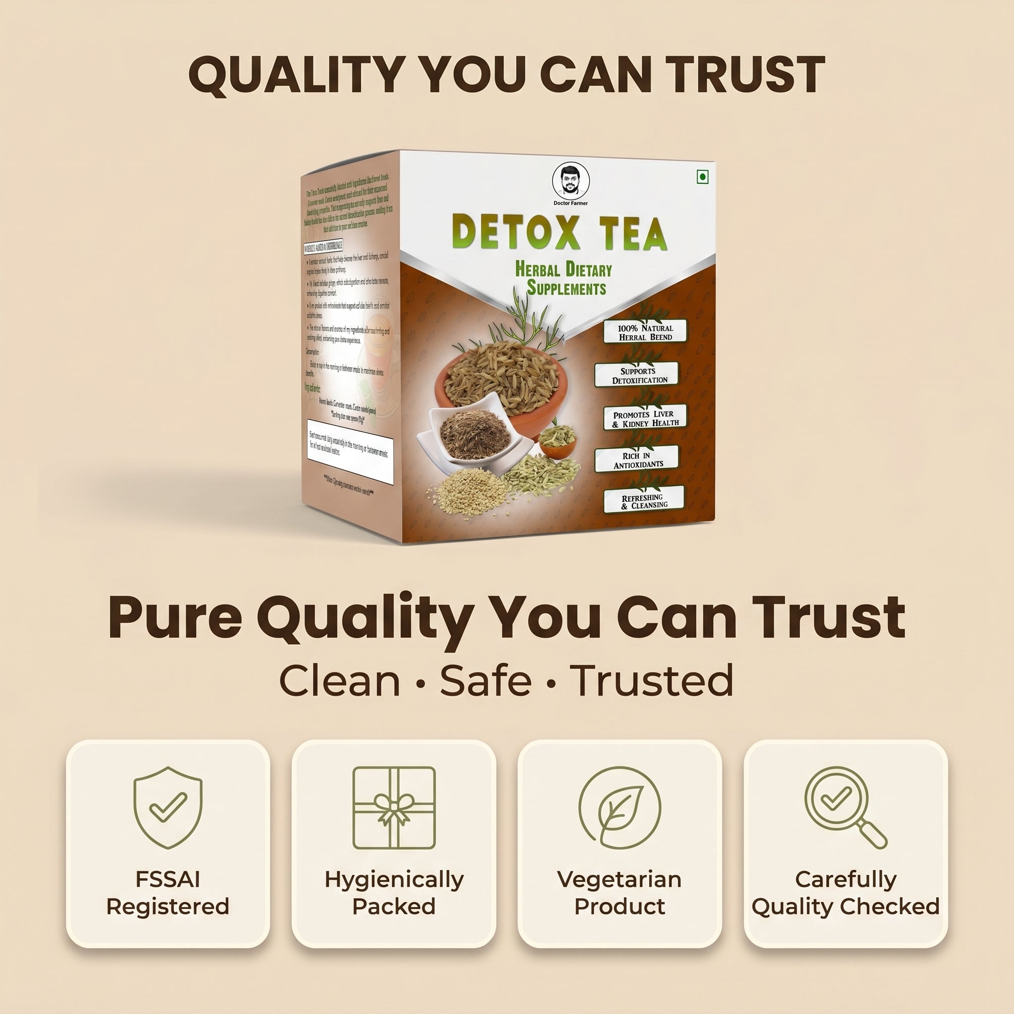 Doctor Farmer Detox Tea 1 Box (20 Tea Bags)