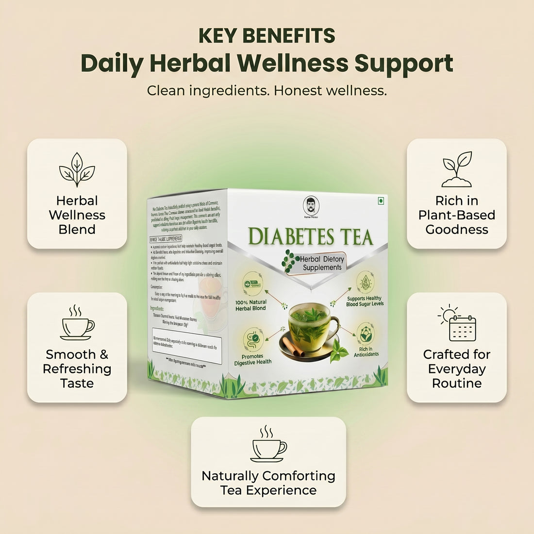 Doctor Farmer Diabetes Tea 1 Box (20 Tea Bags)