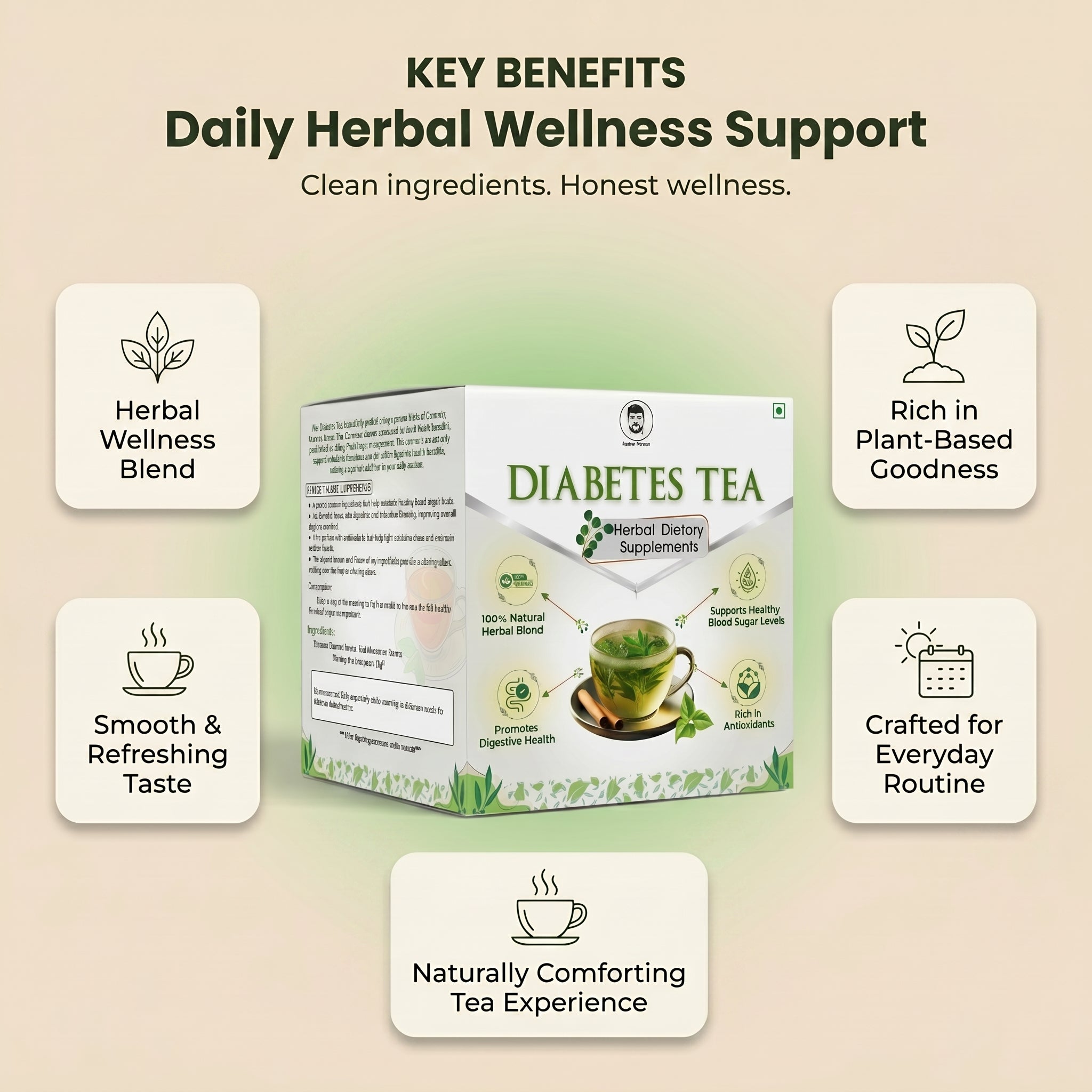 Doctor Farmer Diabetes Tea 1 Box (20 Tea Bags)
