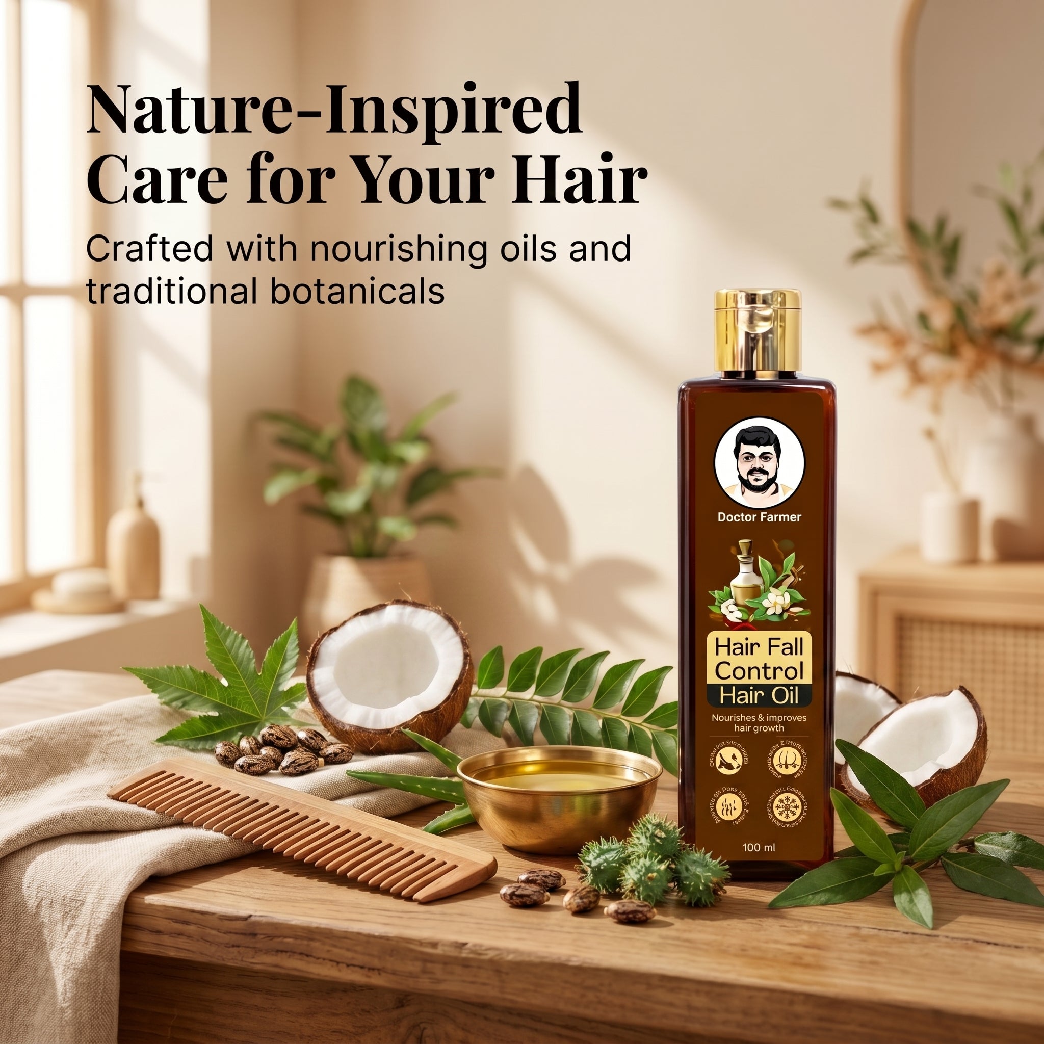 Doctor Farmer Hair Fall Control Hair Oil, 100ml