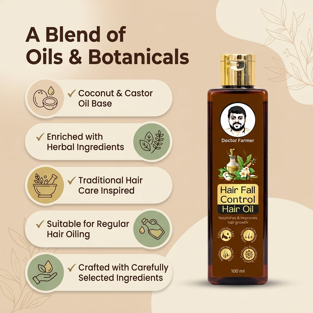 Doctor Farmer Hair Fall Control Hair Oil, 100ml