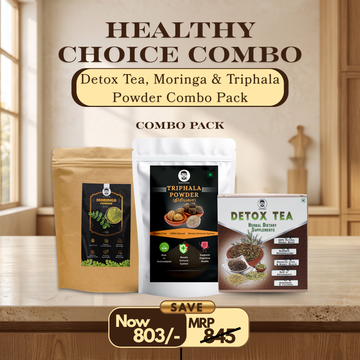 Doctor Farmer Detox Tea, Moringa & Triphala Powder Combo Pack