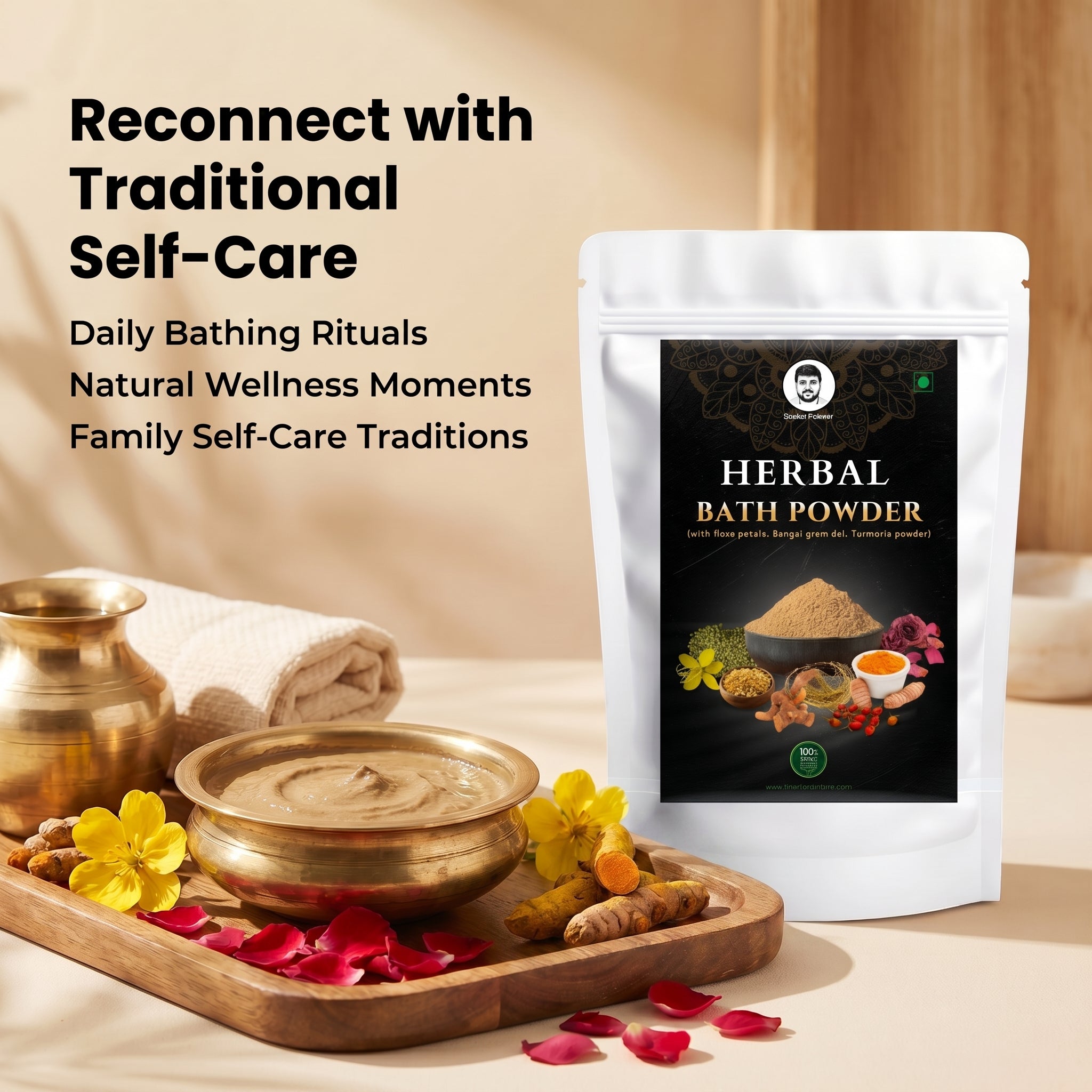 Doctor Farmer Herbal Bath Powder, 500gms