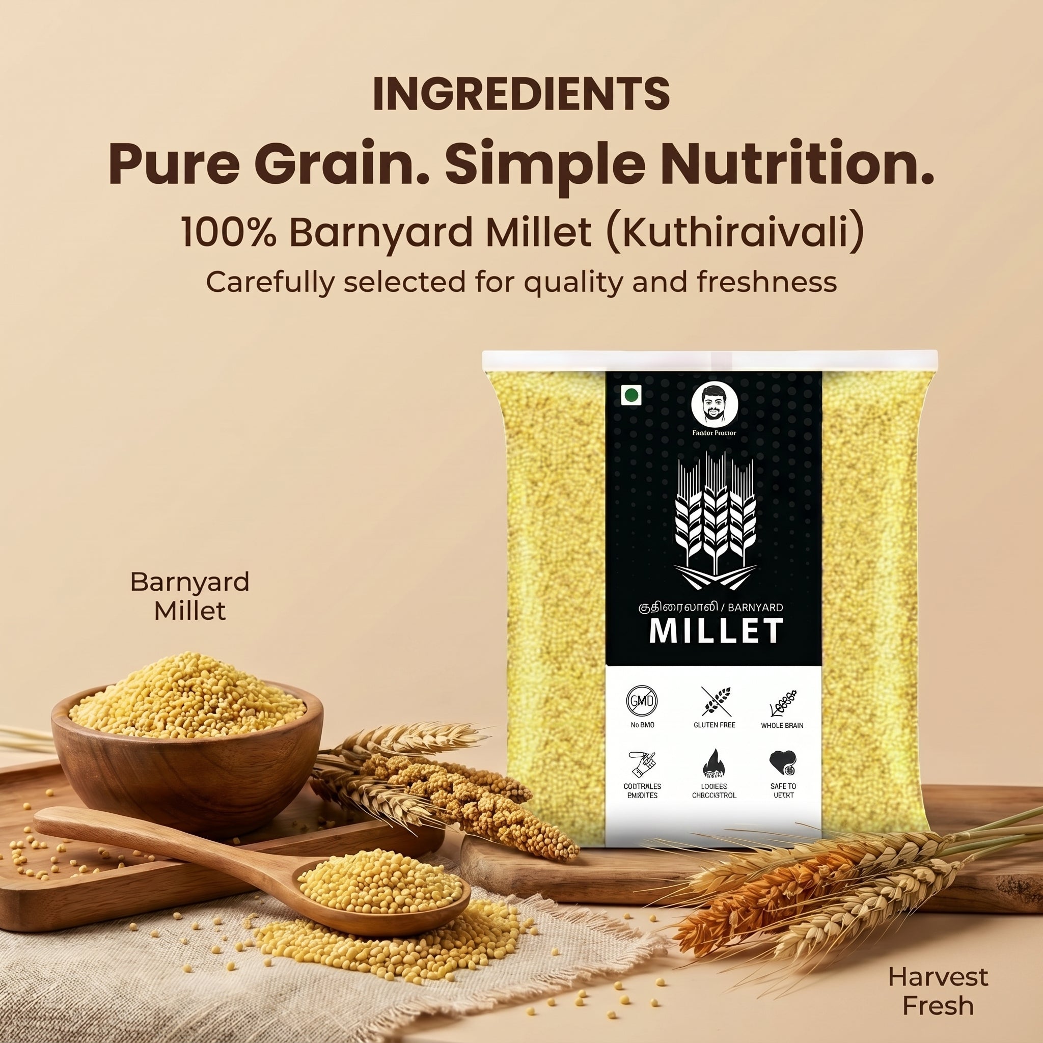 Doctor Farmer UnPolished Kuthiraivalli Millet