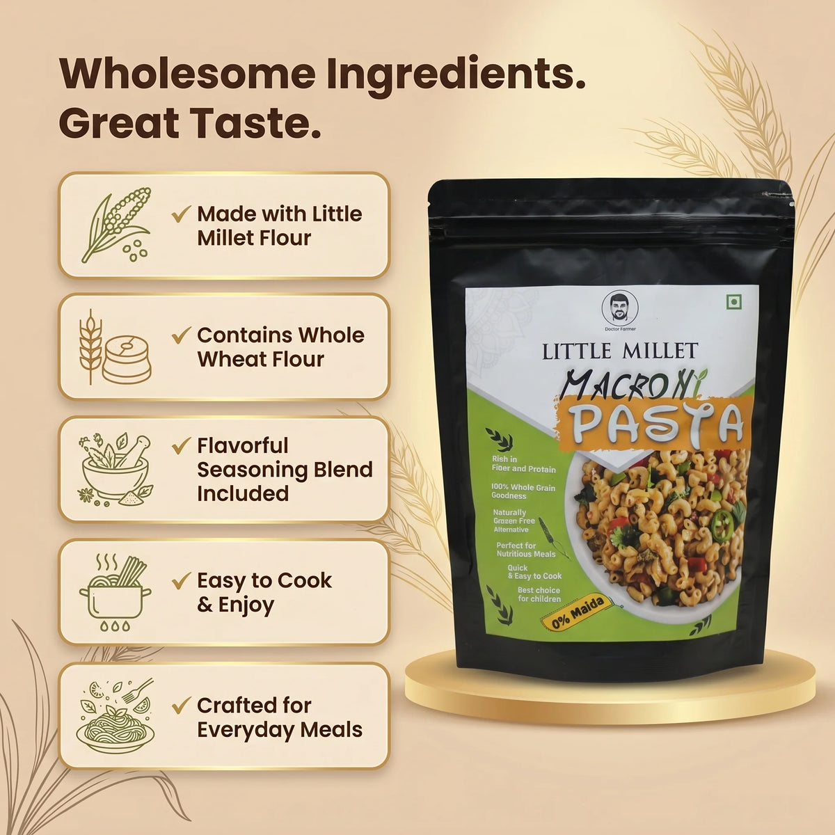 Doctor-Farmer-Little-Millet-Pasta-Key-Benefits-Image