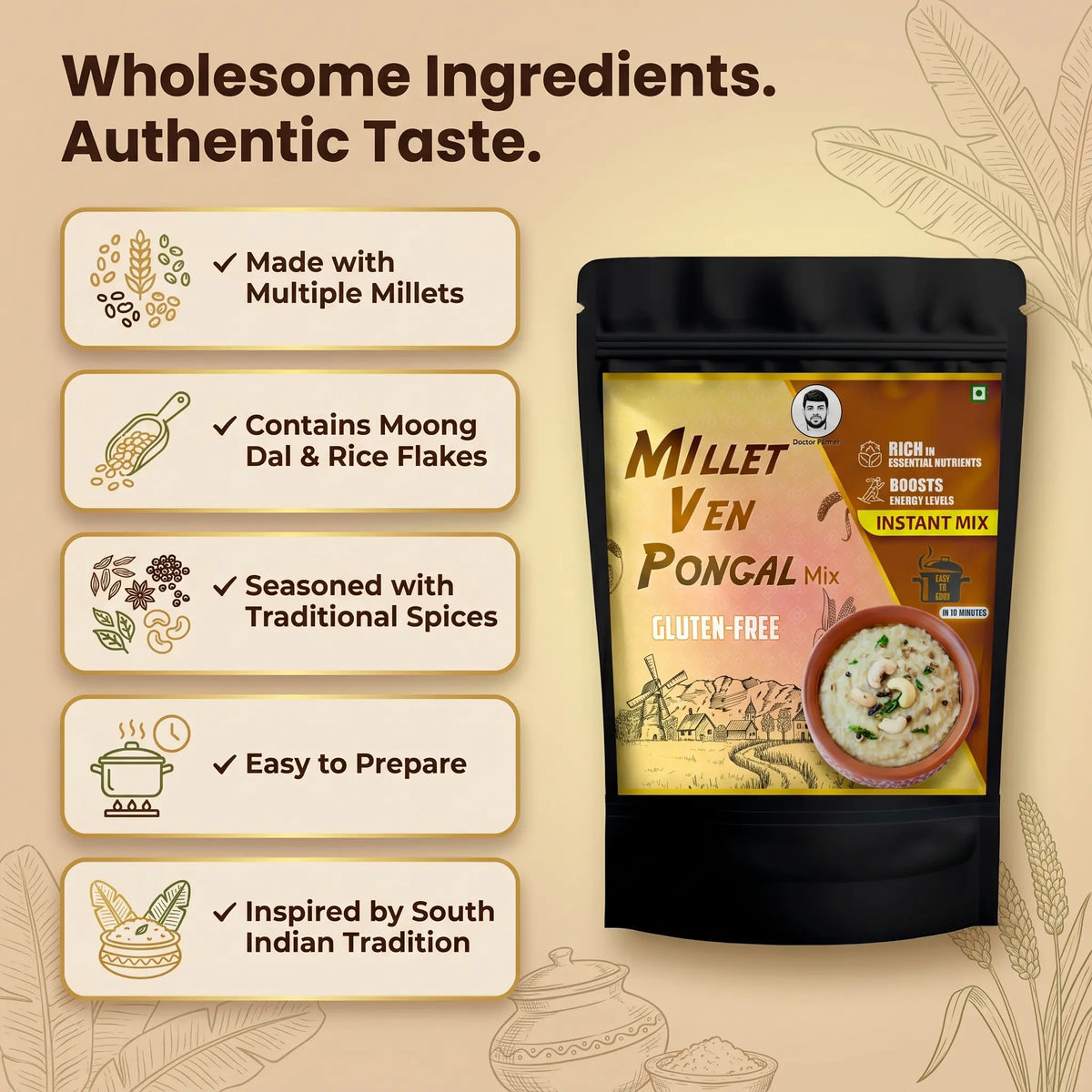 Doctor-Farmer-Millet-Ven-Pongal-Key-Benefits-Image