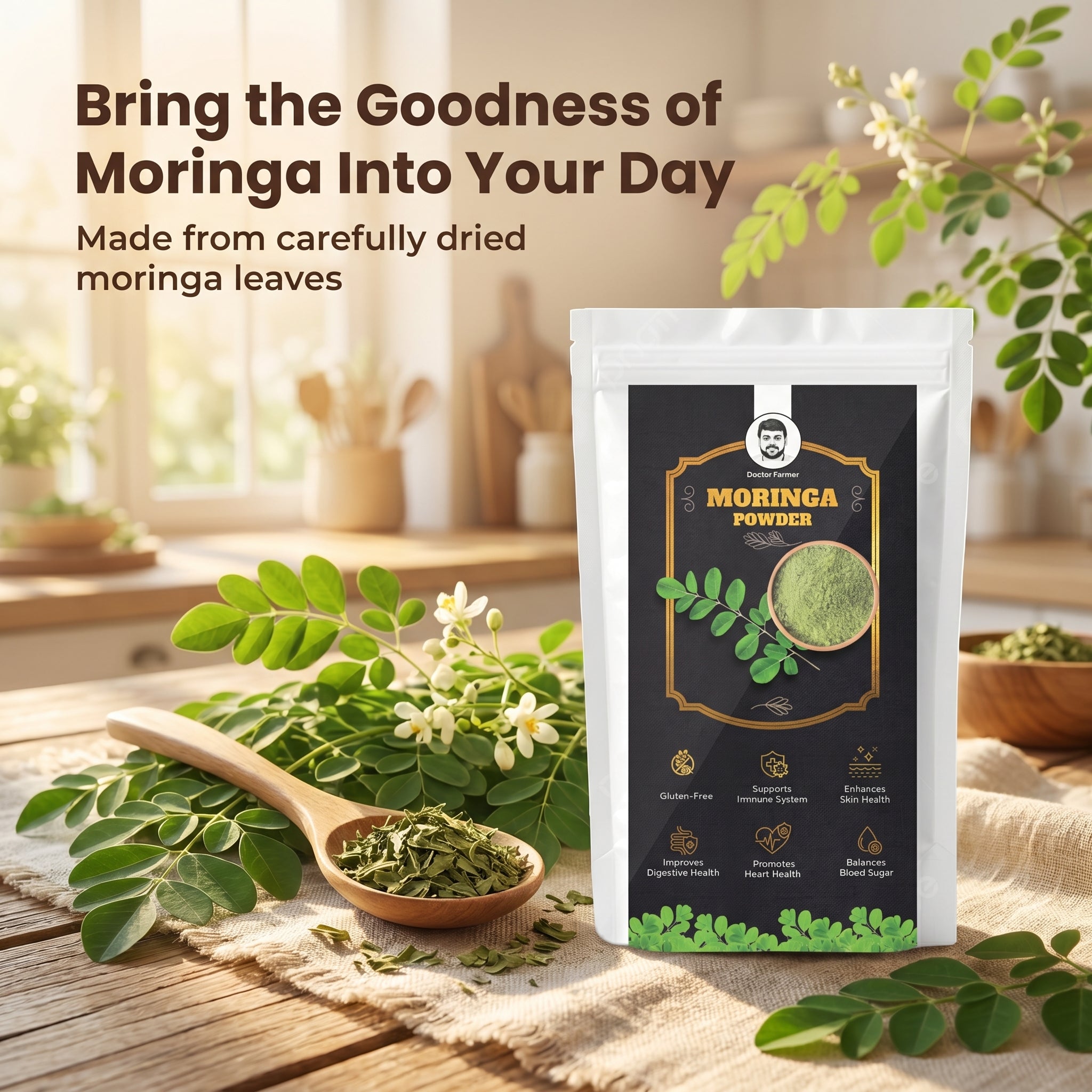 Doctor Farmer Moringa Powder, 250gms