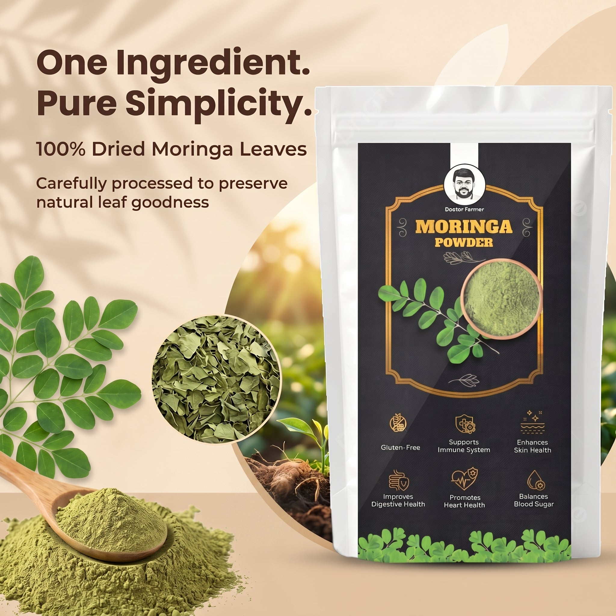 Doctor Farmer Moringa Powder, 250gms