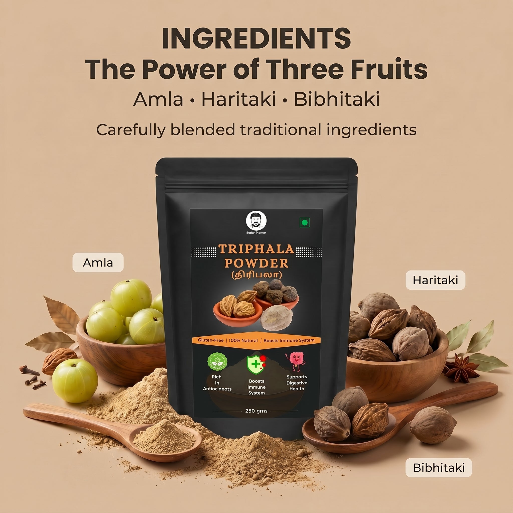 Doctor Farmer Triphala Powder, 250gms