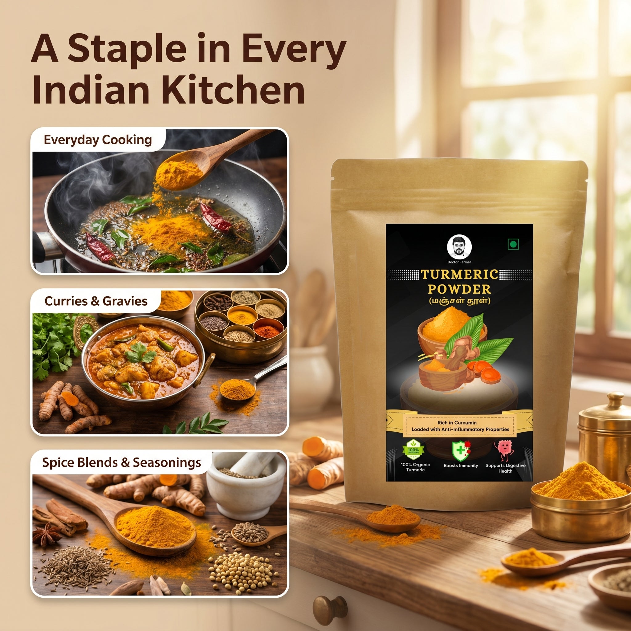 Turmeric Powder, 250gms