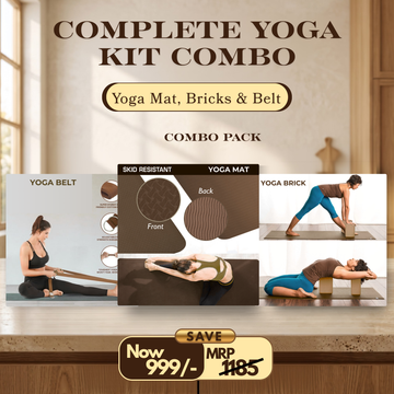 Yoga Combo Pack (Mat, Bricks, Belt)