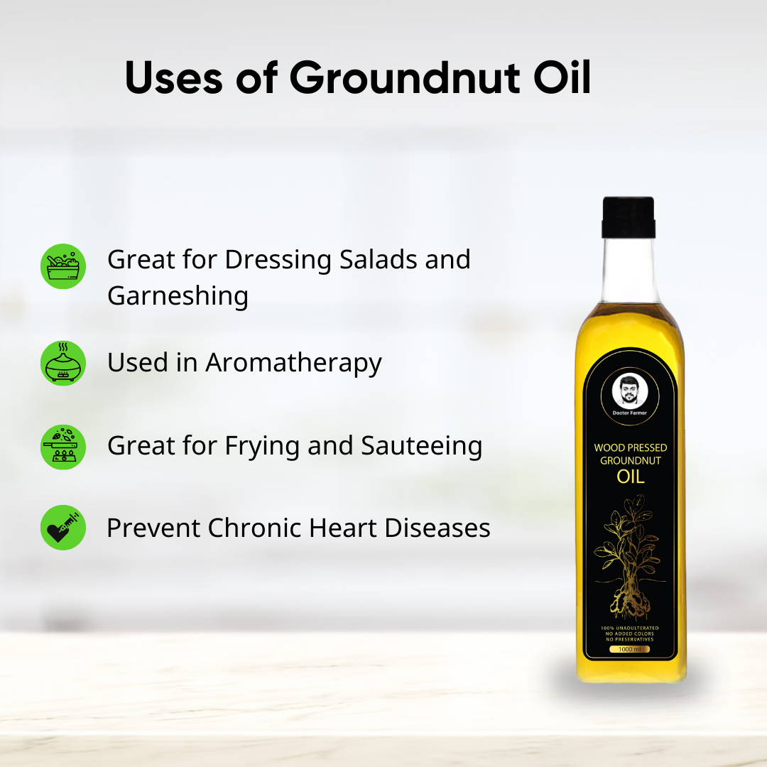 Doctor Farmer Wood Pressed Groundnut Oil