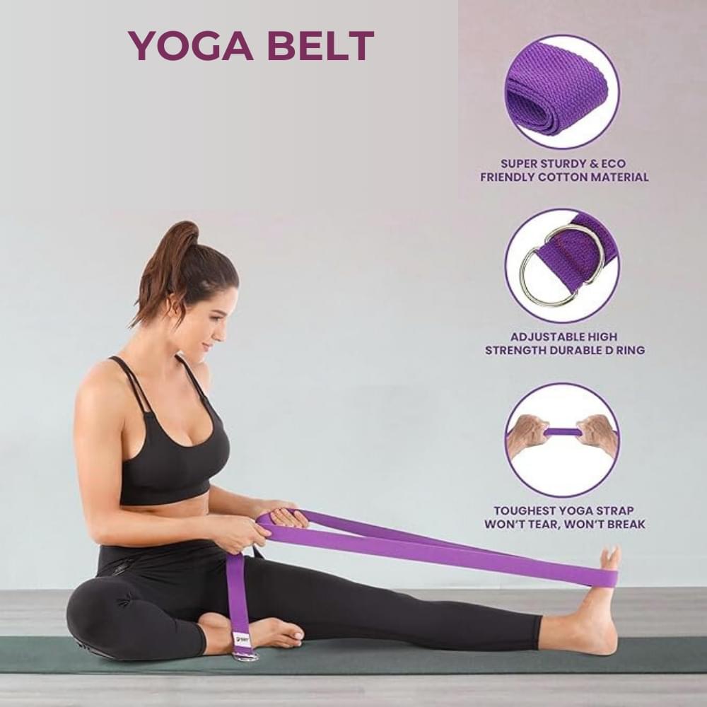 Yoga Belt, yoga belt buy online India, yoga strap India, buy yoga belt online,  Doctor Farmer yoga belt, yoga stretching strap India, yoga prop belt India